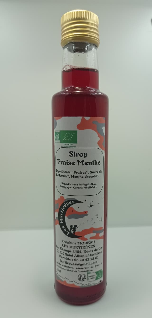 Sirop Fraise-Menthe